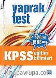 KPSS Eğitim Bilimleri Yaprak Test