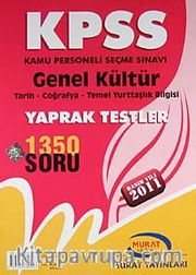 KPSS Genel Kültür Yaprak Testler (Tarih-Coğrafya-Temel Yurttaşlık Bilgisi) (1350 Soru)