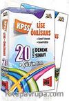 2012 KPSS Lise Önlisans 20 Deneme Sınavı+Çözüm Kitabı