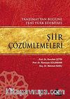 Tanzimat'tan Bugüne Yeni Türk Edebiyatı Şiir Çözümlemeleri