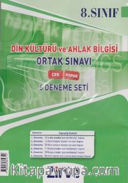 8. Sınıf Din Kültürü ve Ahlak Bilgisi Ortak Sınav 6 Deneme Seti