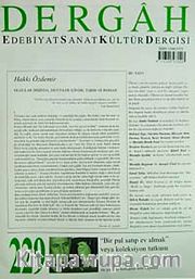 Dergah Edebiyat Sanat Kültür Dergisi Sayı:229 Mart 2009