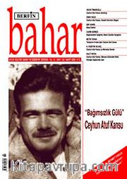Berfin Bahar Aylık Kültür Sanat ve Edebiyat Dergisi Mart 2009 / 133 Sayı