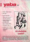 Yaba Edebiyat Sayı: 61 Kasım-Aralık 2009