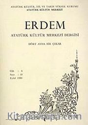 Erdem Dergisi Dört Aylık Cilt:6 Sayı:18  Eylül 1990