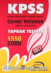 KPSS Genel Yetenek Yaprak Testler ( Türkçe Matematik) (1550 Soru)