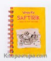 Saftirik Wimpy Kid A6 Sert Kapak Spiralli Bloknot Not Defteri (SFT204)