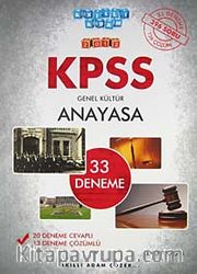 2012 KPSS Genel Kültür Anayasa 33 Deneme