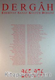Dergah Edebiyat Sanat Kültür Dergisi 265-276 Cilt:23