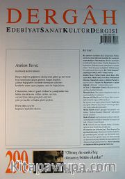 Dergah Edebiyat Sanat Kültür Dergisi Sayı:290 Nisan 2014