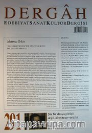 Dergah Edebiyat Sanat Kültür Dergisi Sayı:291 Mayıs 2014