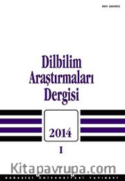 Dilbilim Araştırmaları Dergisi 2014/1