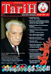 Türk Dünyası Araştırmaları Vakfı Tarih Dergisi Mart 2009 / Sayı:267