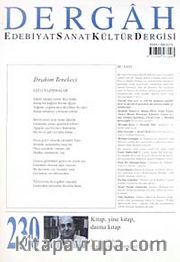 Dergah Edebiyat Sanat Kültür Dergisi Sayı:230 Nisan 2009