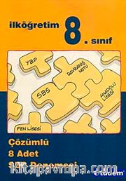 8. Sınıf Çözümlü 8 adet deneme seti