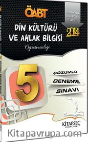 2014 ÖABT Din Kültürü ve Ahlak Bilgisi Öğretmenliği 5 Çözümlü Deneme Sınavı