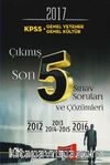 2017 KPSS Genel Yetenek Genel Kültür Çıkmış Son 5 Sınav Soruları ve Çözümleri