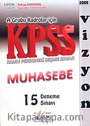 KPSS A Grubu Kadrolar İçin Muhasebe 15 Deneme Sınavı