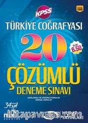 KPSS Türkiye Coğrafyası 20 Çözümlü Deneme Sınavı (1098)