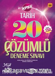 KPSS Tarih 20 Çözümlü Deneme Sınavı (1097)