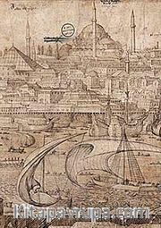 Melchior Lorichs' Panorama of Istanbul - 1559