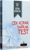 2017 KPSS Eğitim Bilimleri Çek Kopar Yaprak Test 