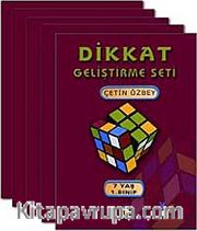 Dikkat Geliştirme Seti 7 Yaş (5 Kitap)(1.Sınıf)