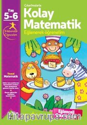 Çıkartmalarla Kolay Matematik 5-6 Yaş