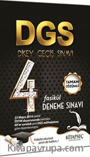 2014 DGS 4 Fasikül Deneme Sınavı