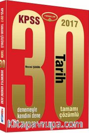 2017 KPSS Tarih 30 Çözümlü Deneme