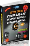ÖSYM Tarzı YGS Paragraf Tamamı Çözümlü 25 Fasikül Deneme