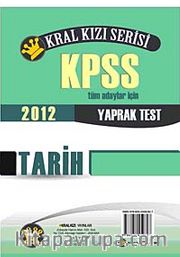 2012 KPSS Kral Kızı Serisi Tarih Yaprak Test
