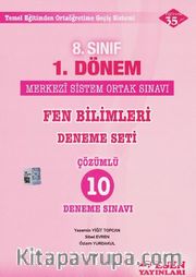 8. Sınıf 1. Dönem Fen Bilimleri Deneme Seti Çözümlü 10 Deneme Sınavı