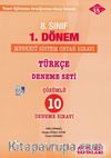 8. Sınıf 1. Dönem Türkçe Deneme Seti Çözümlü 10 Deneme Sınavı
