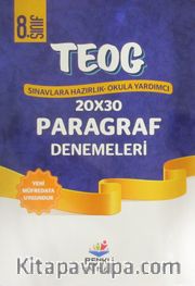 8. TEOG 1 Sınavlara Hazırlık Okula Yardımcı 20x30 Paragraf Denemeleri
