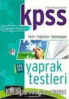 2013 KPSS Genel Kültür Yaprak Testleri & Tarih-Coğrafya-Vatandaşlık