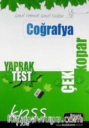 2013 KPSS Genel Kültür Yaprak Testleri Coğrafya