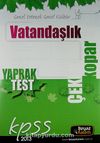 2013 KPSS Genel Kültür Yaprak Testleri Vatandaşlık