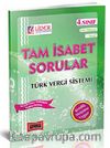 Tam İsabet Sorular Türk Vergi Sistemi 4. Sınıf 7. Yarıyıl