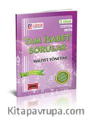 3. Sınıf Bahar Dönemi 6. Yarıyıl Maliyet Yönetimi Tam İsabet Sorular (Cep Boy)