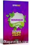 2017 KPSS Vatandaşlık Çek Kopar Yaprak Test