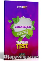 2017 KPSS Vatandaşlık Çek Kopar Yaprak Test