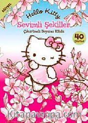 Hello Kitty - Sevimli Şekiller <br /> Çıkartmalı Boyama Kitabı