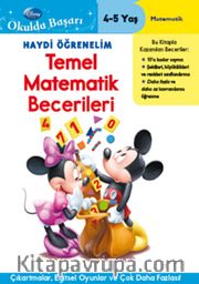 Haydi Öğrenelim Temel Matematik Becerileri 4-5 Yaş / Disney Okulda Başarı 12 (Mickey)