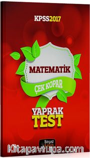 2017 KPSS Matematik Çek Kopar Yaprak Test 