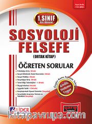 1. Sınıf Güz Dönemi Sosyoloji - Felsefe Öğreten Sorular (1. Yarıyıl)