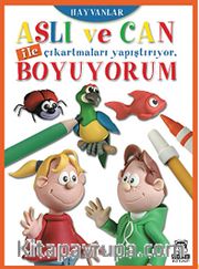 Aslı ve Can ile Çıkartmaları Yapıştırıyor, Boyuyorum - Hayvanlar
