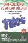 8. Sınıf TEOG 1 Din Kültürü ve Ahlak Bilgisi 10x20 