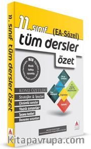11. Sınıf (EA-Sözel) Tüm Dersler Özet 