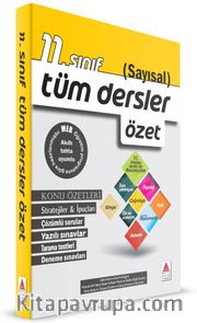 11. Sınıf (Sayısal) Tüm Dersler Özet 